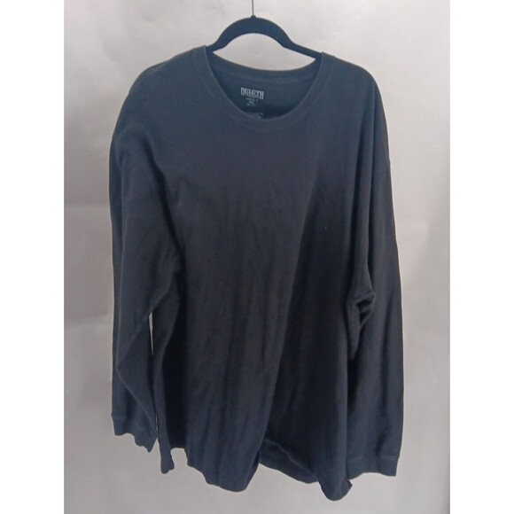 Duluth Trading Tee Shirt  Size: 3XL Black Long Sleeve Long Tail - Picture 1 of 3